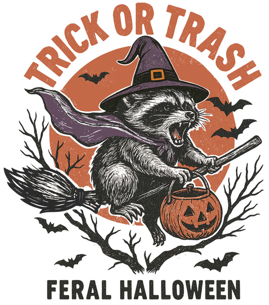 Trick or Trash Feral Halloween