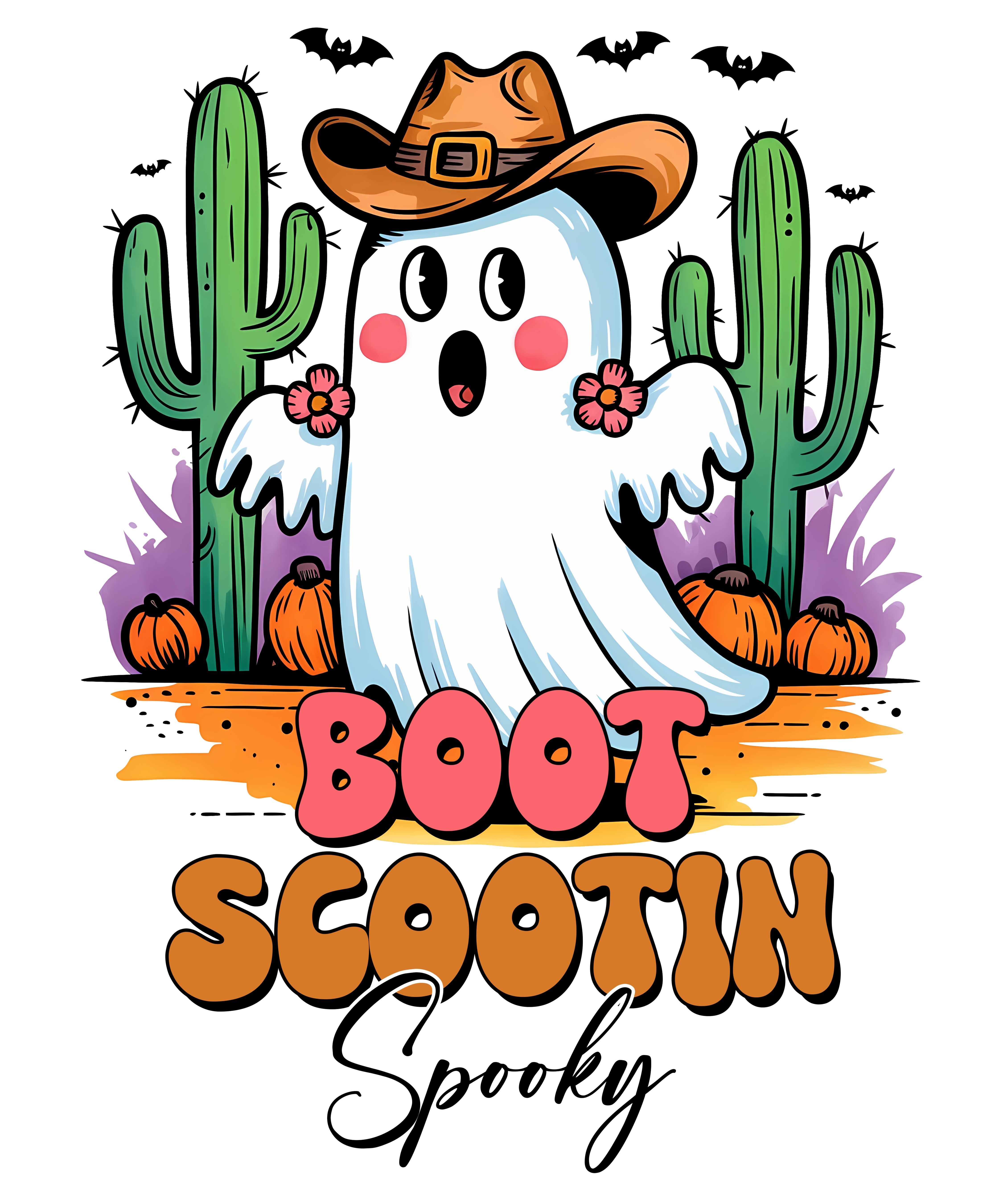 Ghost Boot Scootin Spooky – DMDCreations