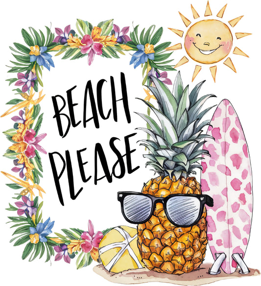 Beach Please Pineapple