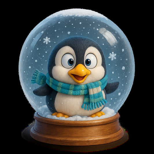 Snow Globe Pengiun