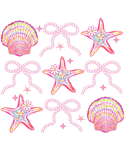 Bows Pearls Clam