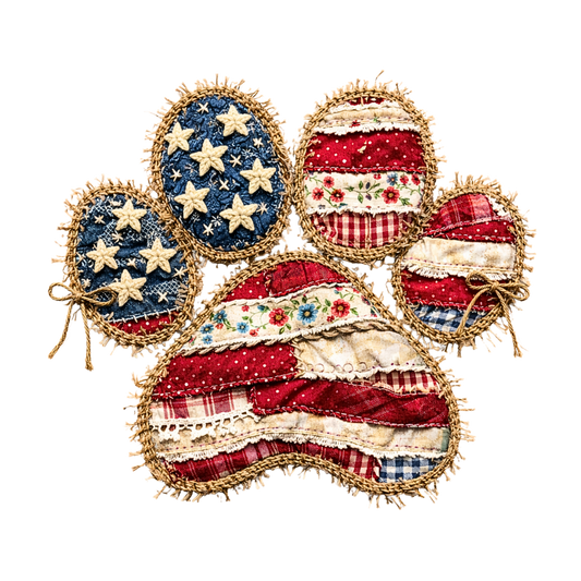 4TH of July Paw - DMDCreations