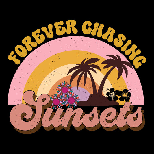 Forever Chasing Sunset Rainbow