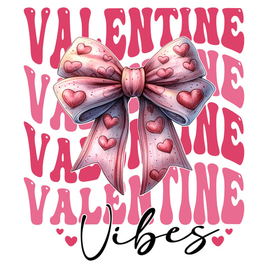 Groovy Valentine Vibe Coquette Bow