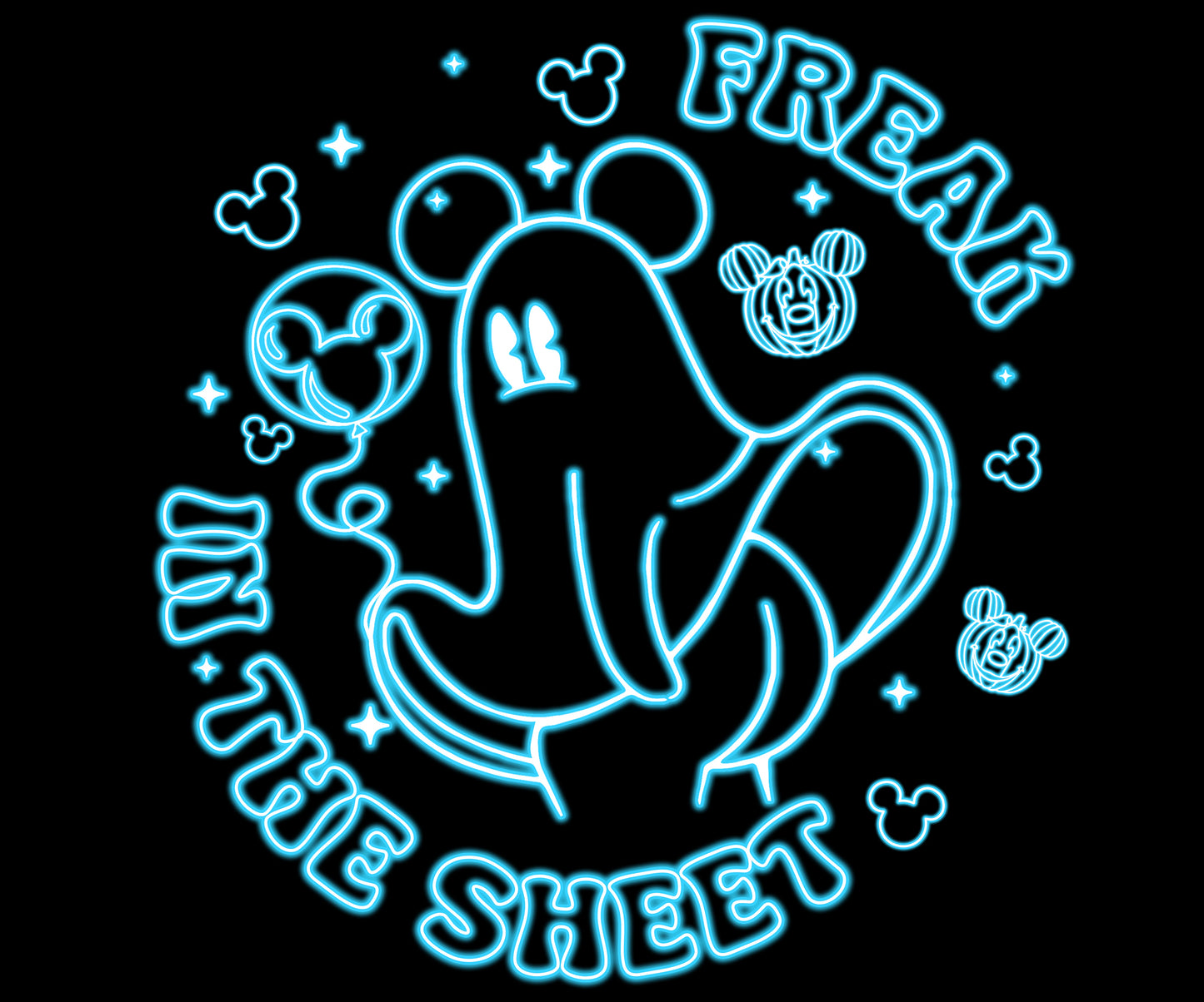 Mickey Freak in the Sheet