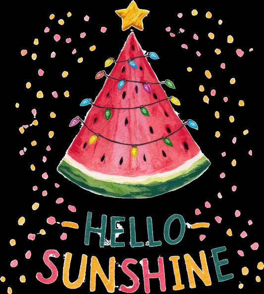 Hello Sunshine Watermelon Christmas Tree