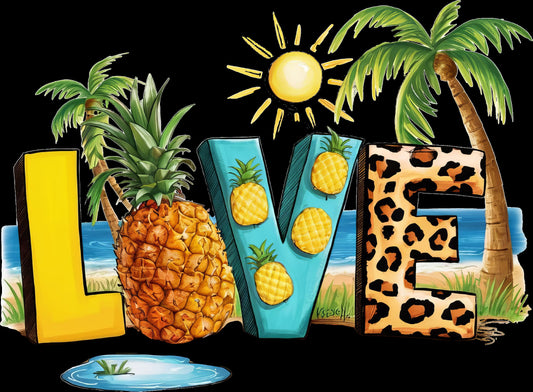 Love Pineapple Cheetah