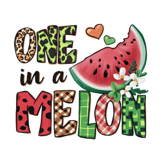 One in a Melon Fun Print