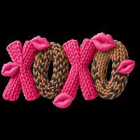 XOXO Faux Yarn Kisses