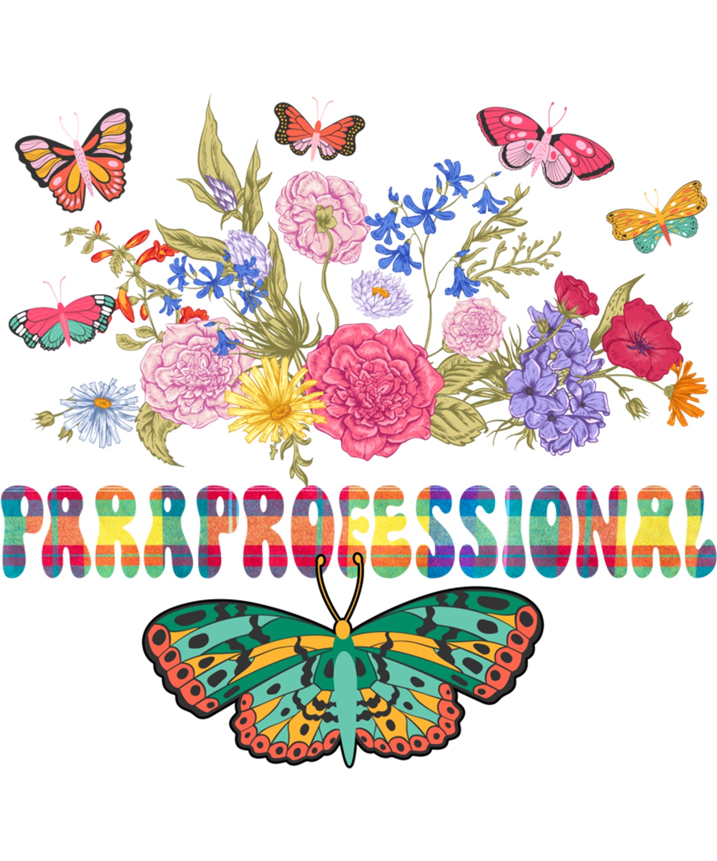 Paraprofessional Cute Flowers