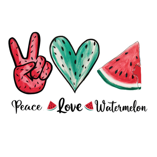 Peace Love Watermelon