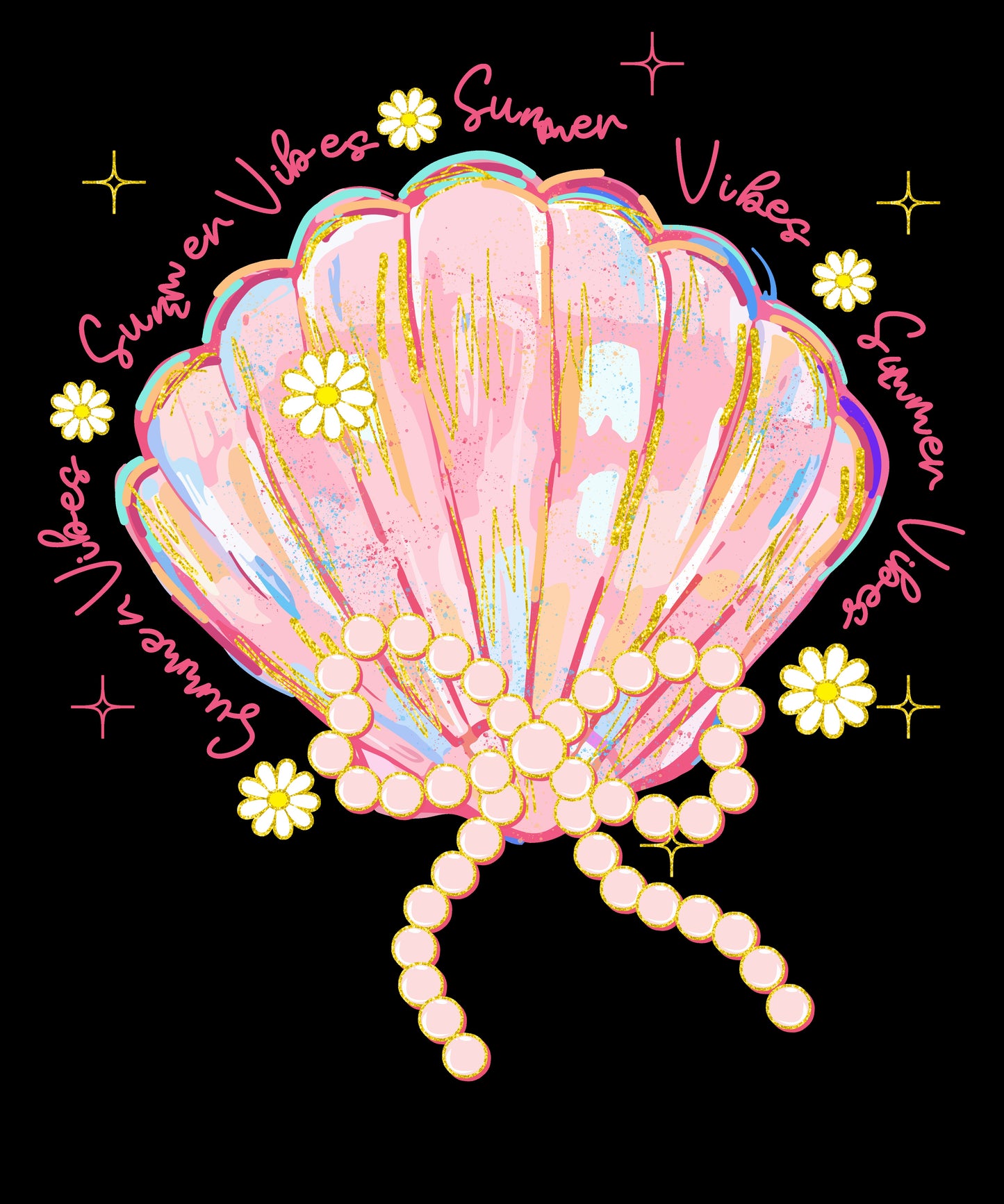 Pearl Bow Seashell Clam