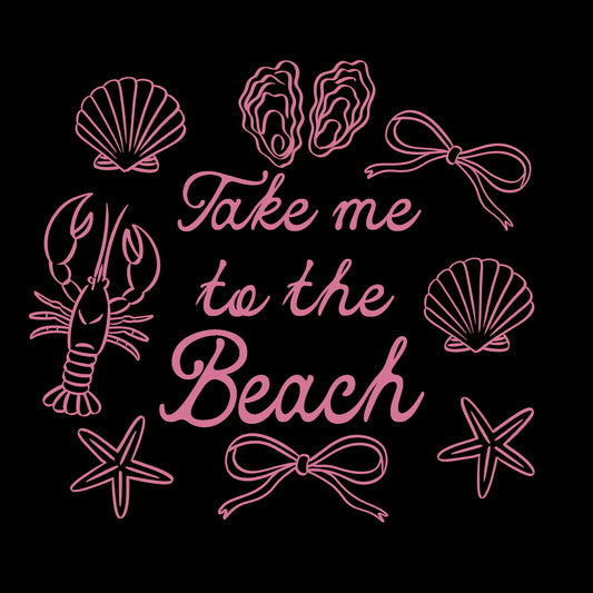 Pink Take me to the beach