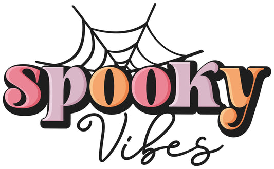 Retro Halloween Quote Spooky Vibes
