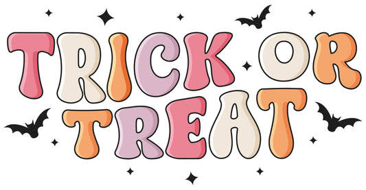Retro Halloween Quote Trick or Treat 1