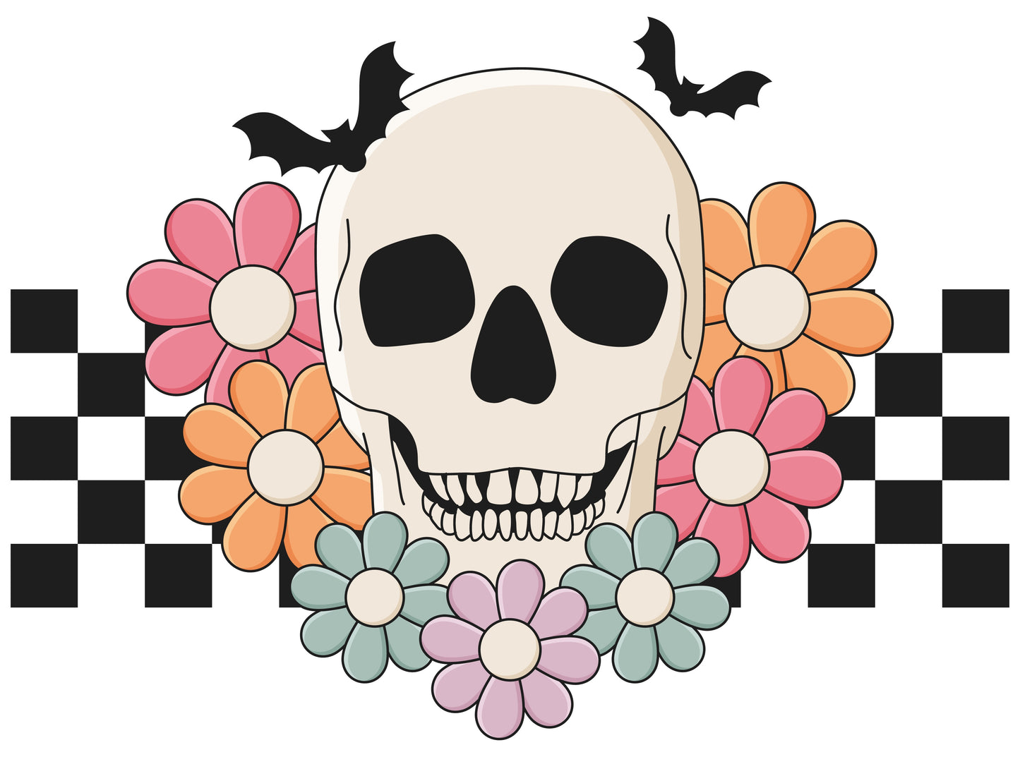 Retro Halloween Quote Halloween SKull