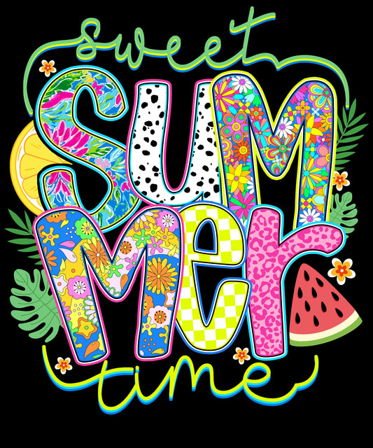 Retro Sweet Summer Time