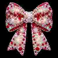 Rhinestone Christmas Bow 5