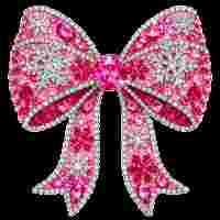 Rhinestone Christmas Bow (2)