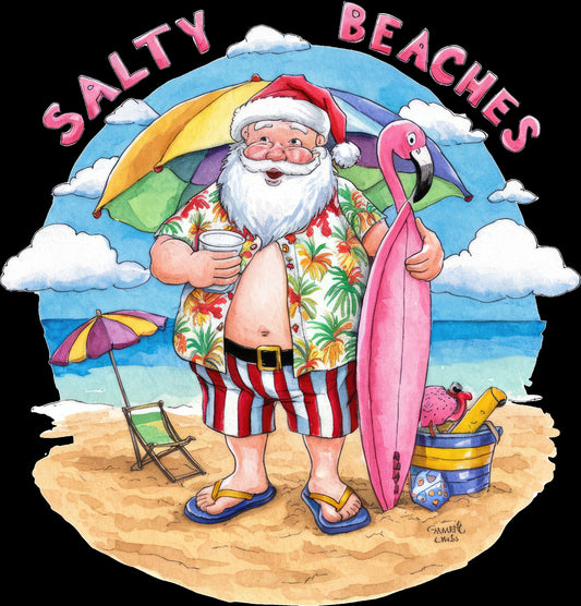 Salty Beaches Santa