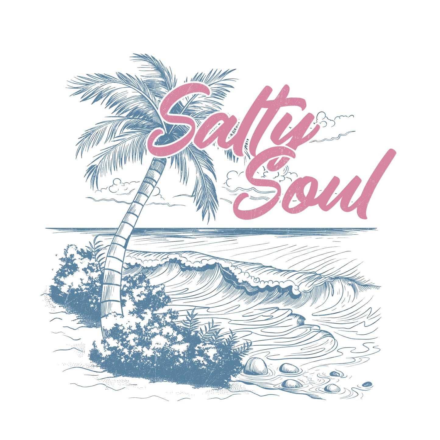 Salty Soul Pink and Blue