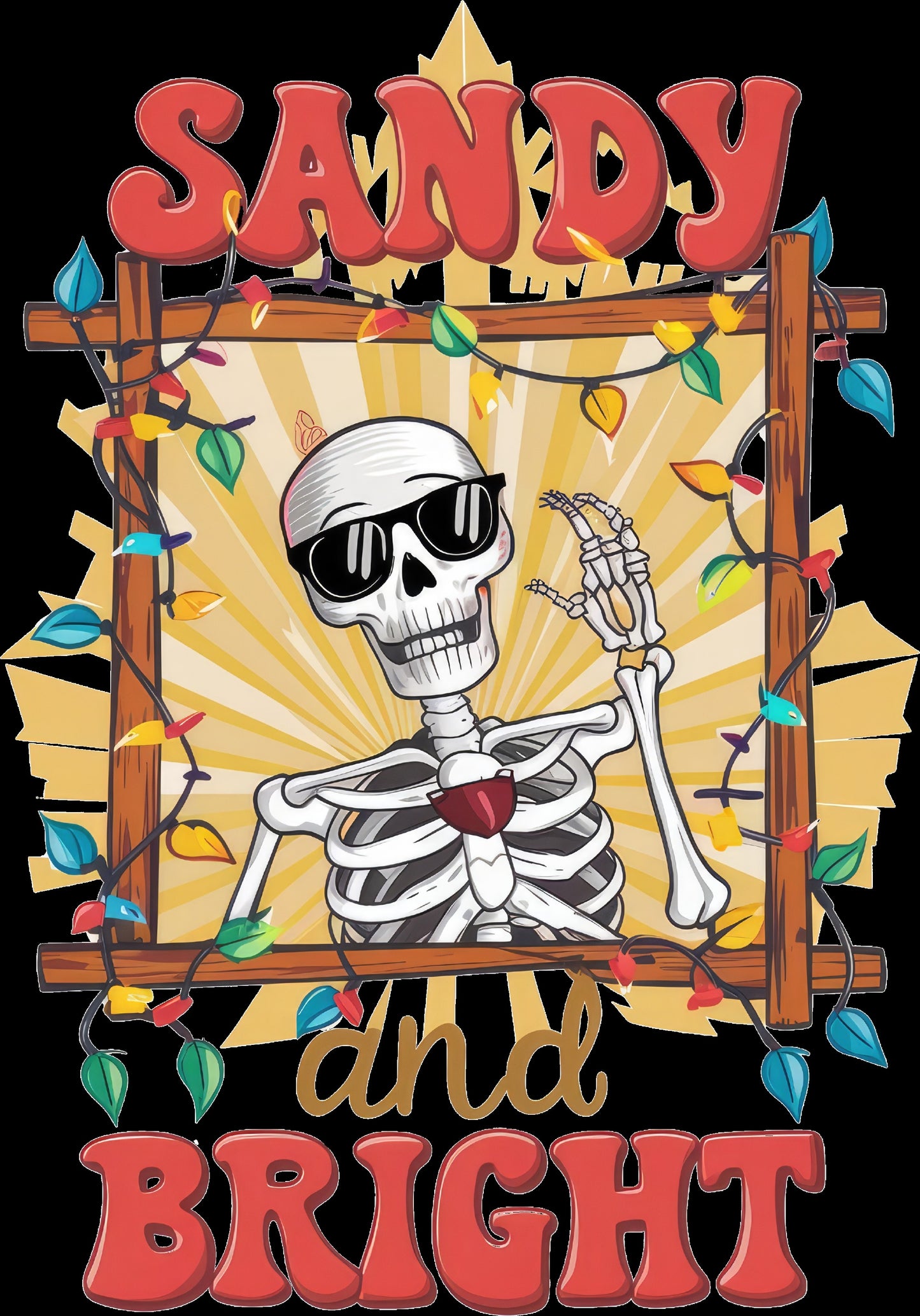 Sandy and Bright Skeleton