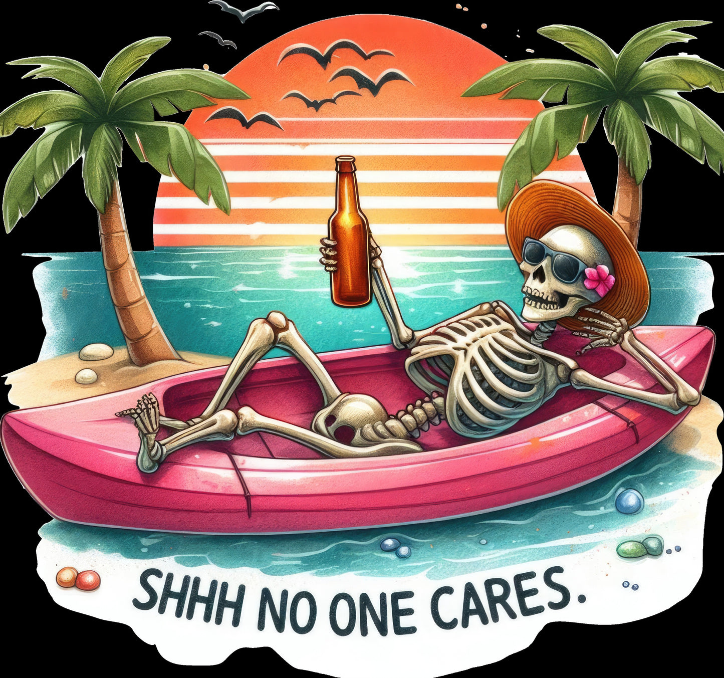 Shhh no one cares Skeleton boat