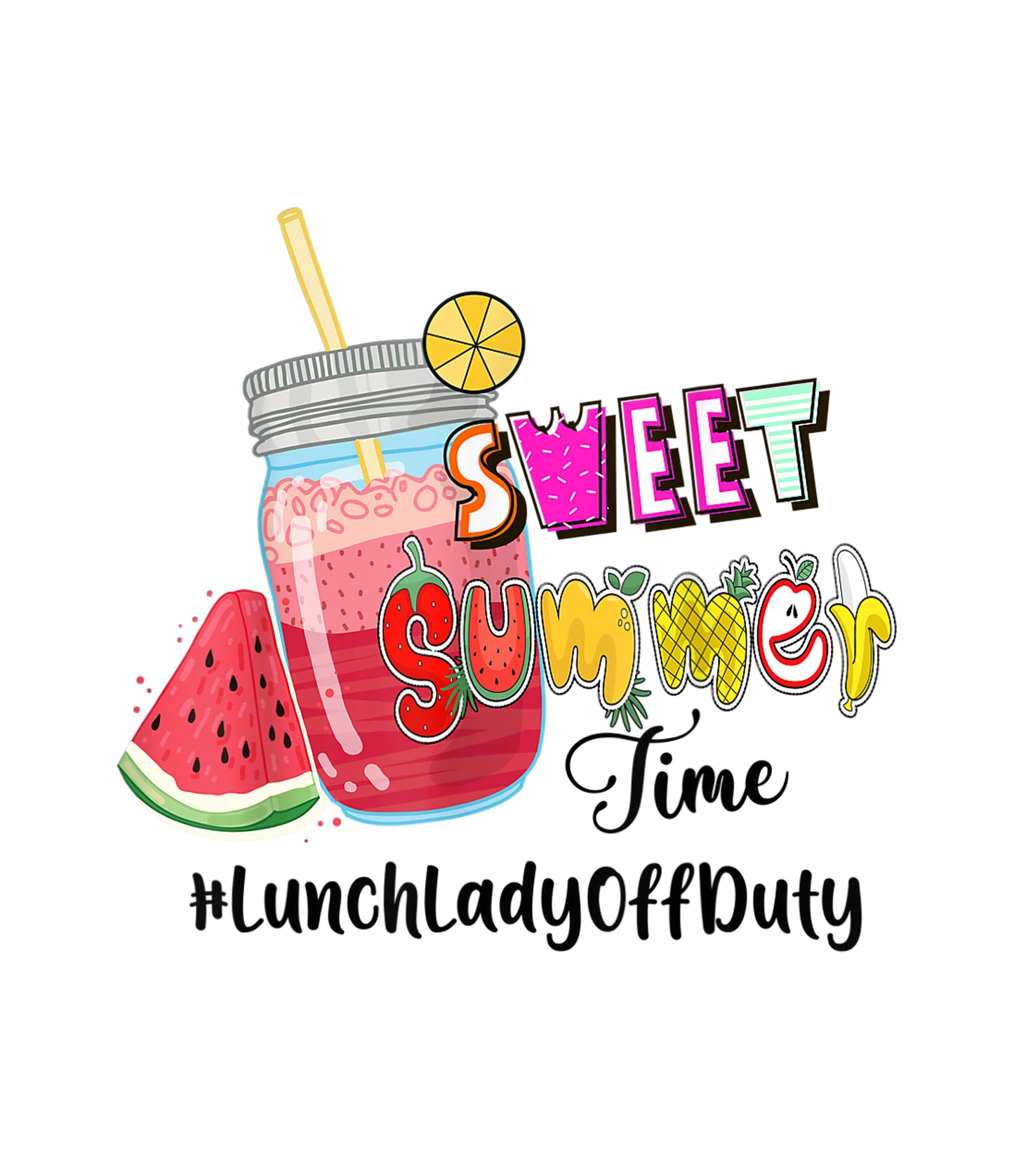 Sweet Summer Time Lunch Lady off duty