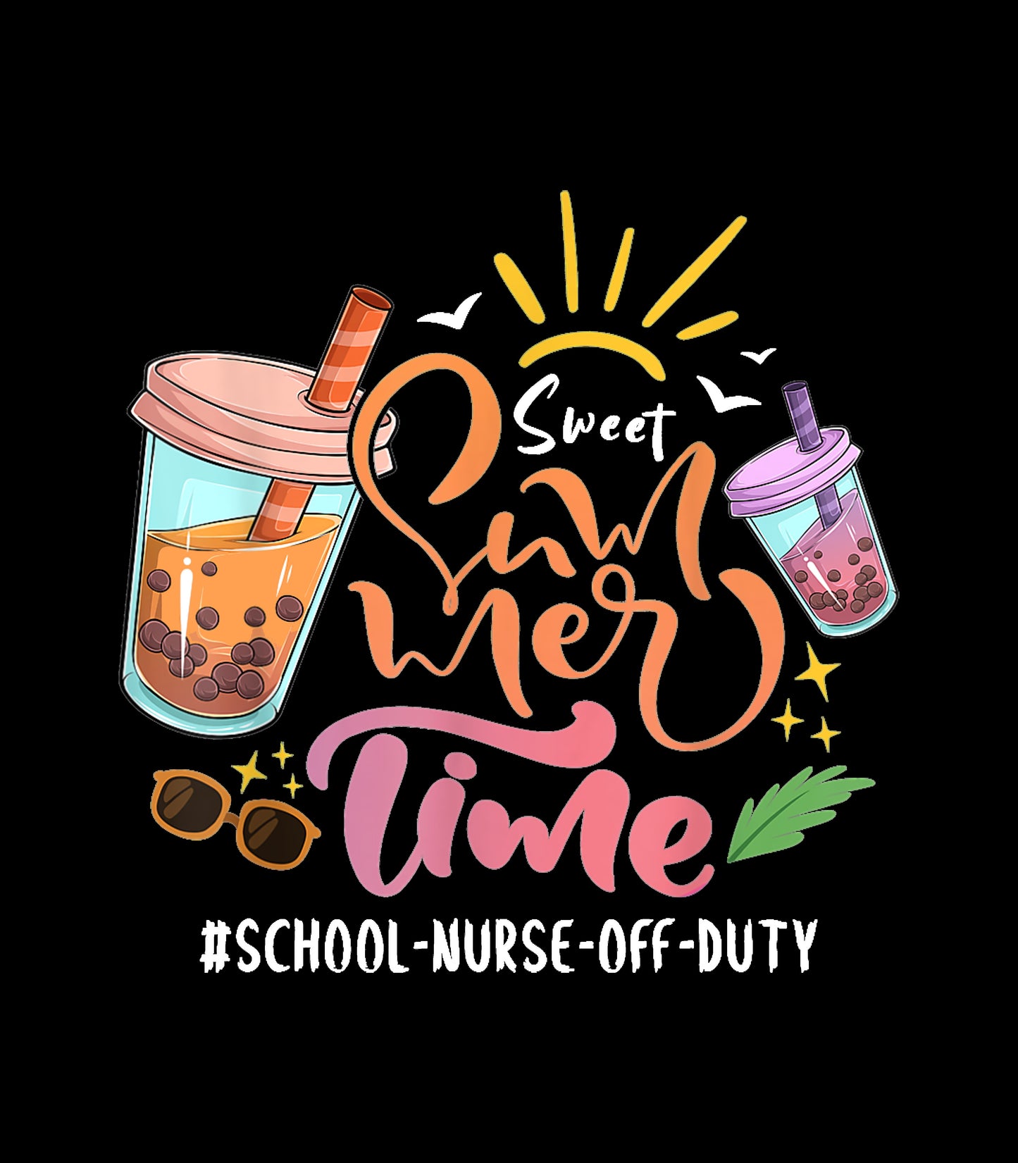 Sweet Summer Time School Nurse off Duty