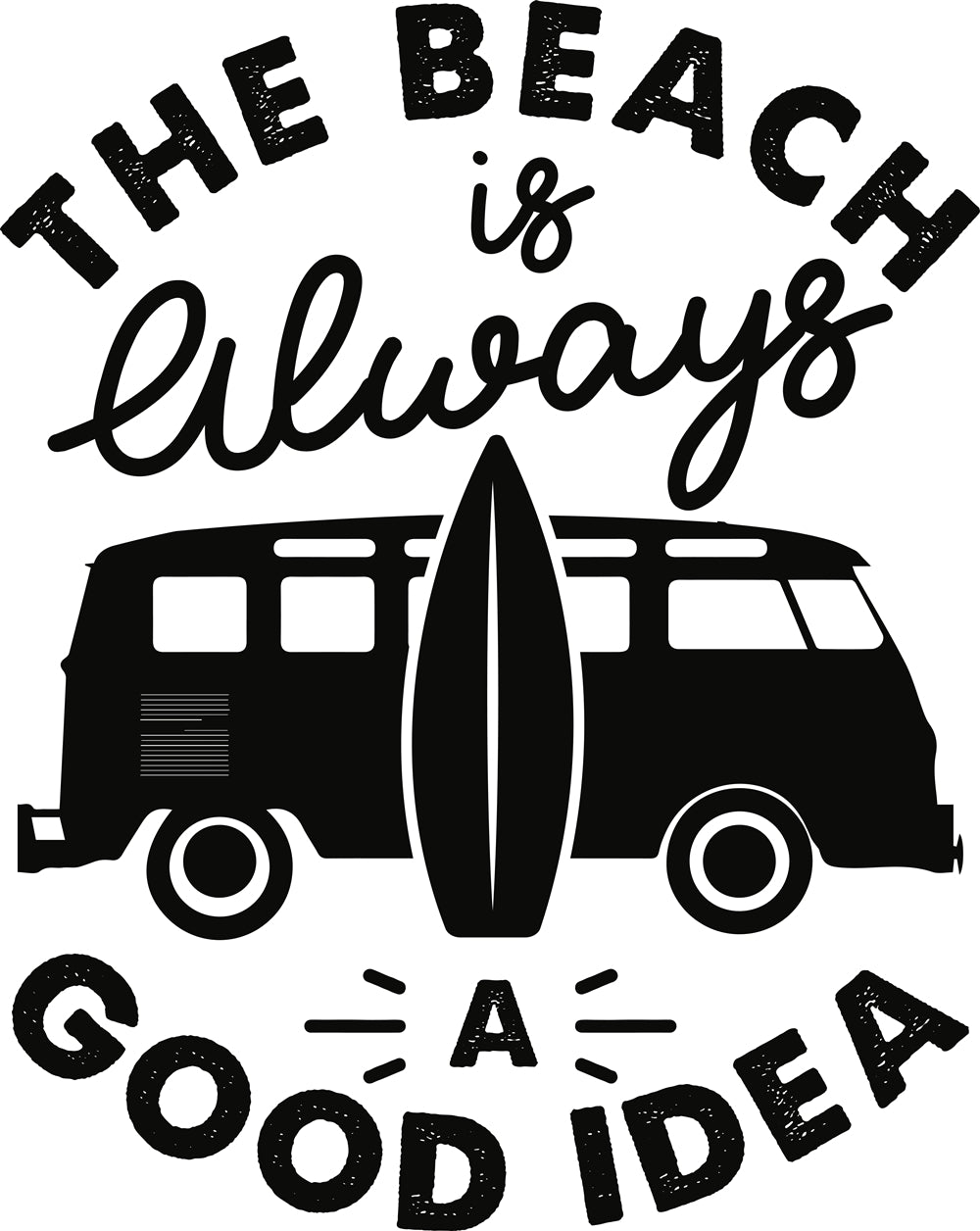 The Beach is Always a Good idea Multiple Colors listed