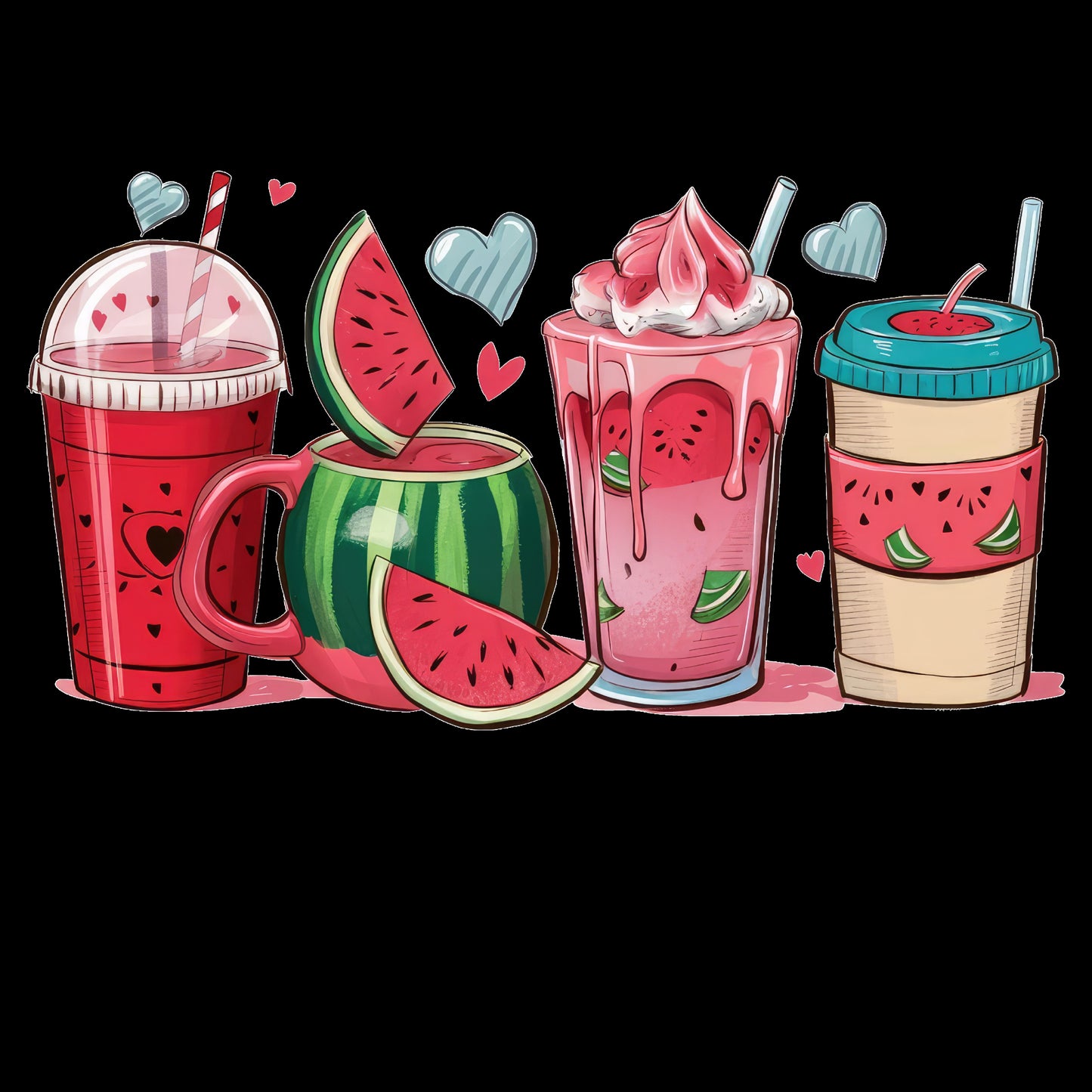 Watermelon Coffee Cup - DMDCreations