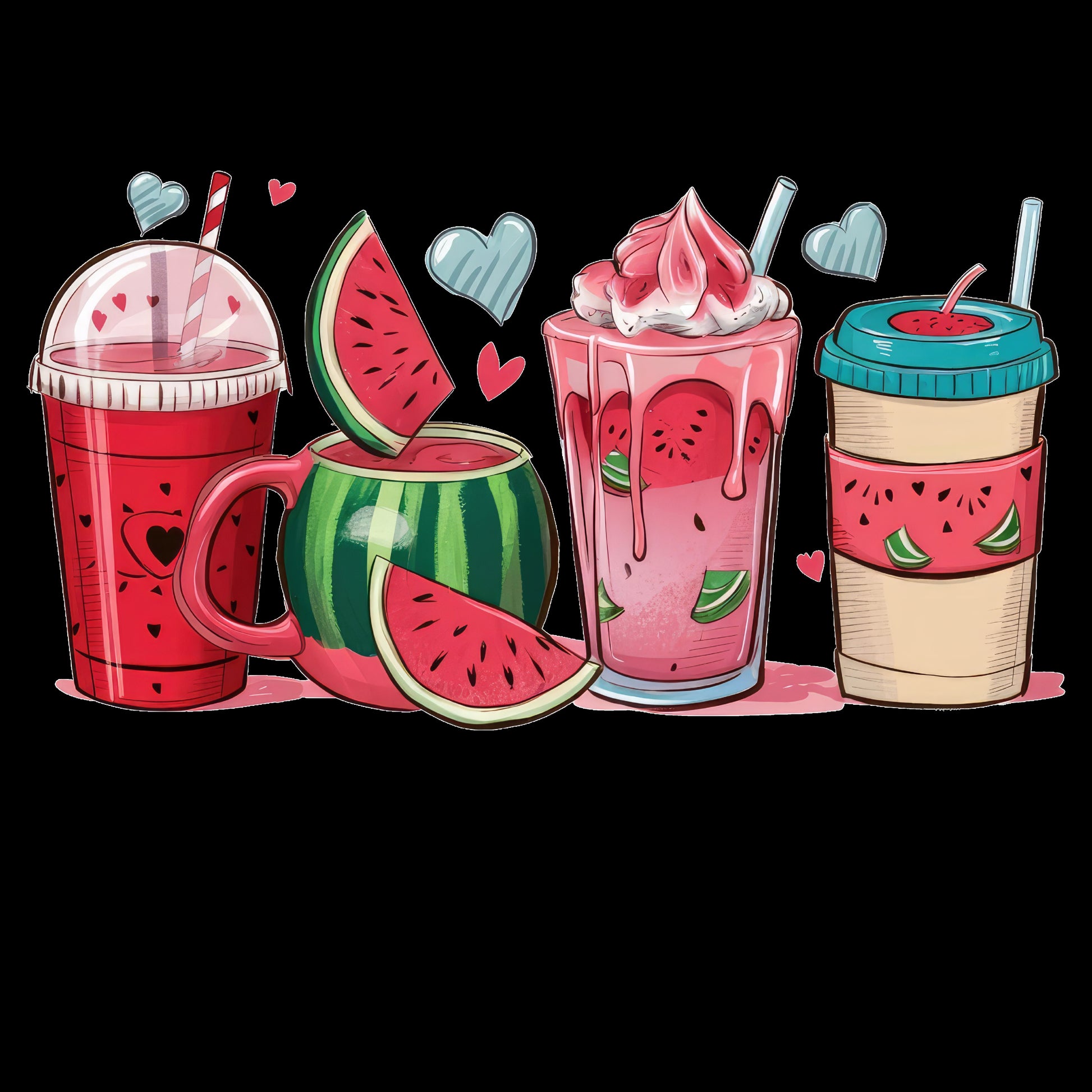 Watermelon Coffee Cup - DMDCreations
