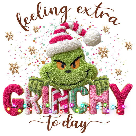 Faux Crochet Feeling Extra Grinchy