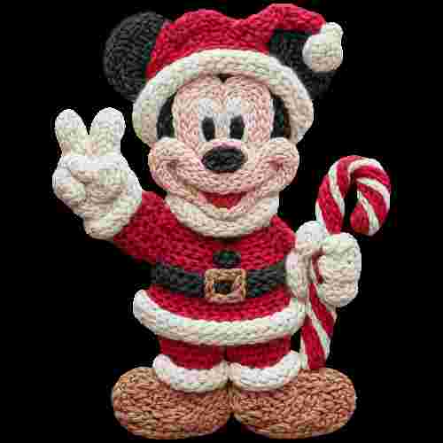 Faux Crochet Mickey Santa Suit
