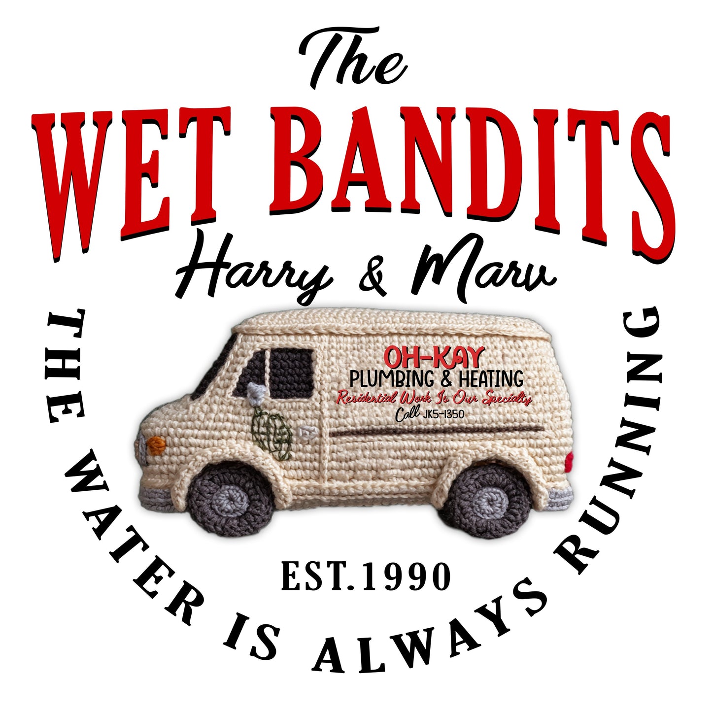 Faux Crochet Wet Bandits