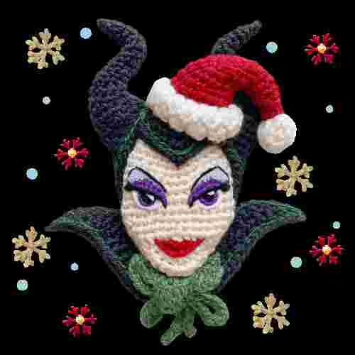Faux Crochet Maleficent