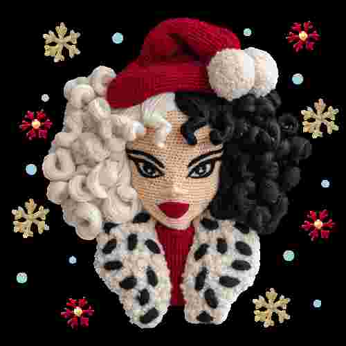 Faux Crochet Cruella