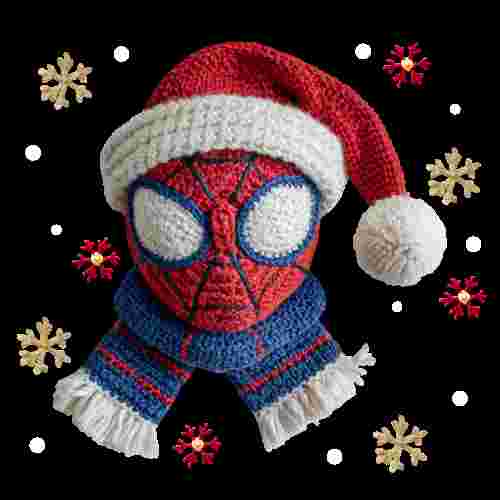 Faux Crochet Spiderman