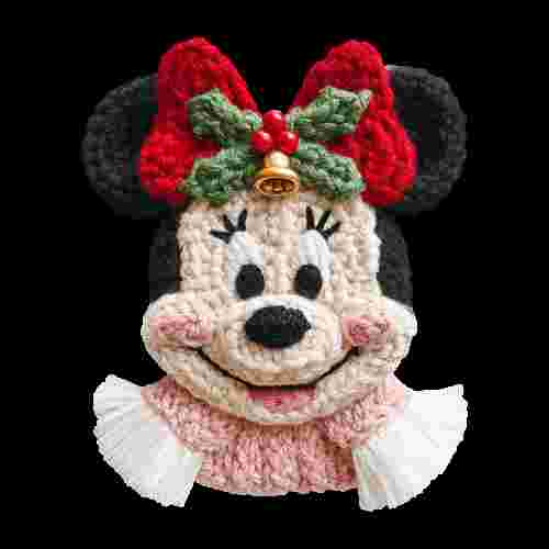 Faux Crochet Minnie with Scarf