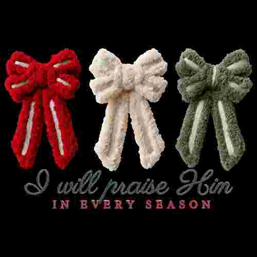 Faux Crochet I Will Praise Him