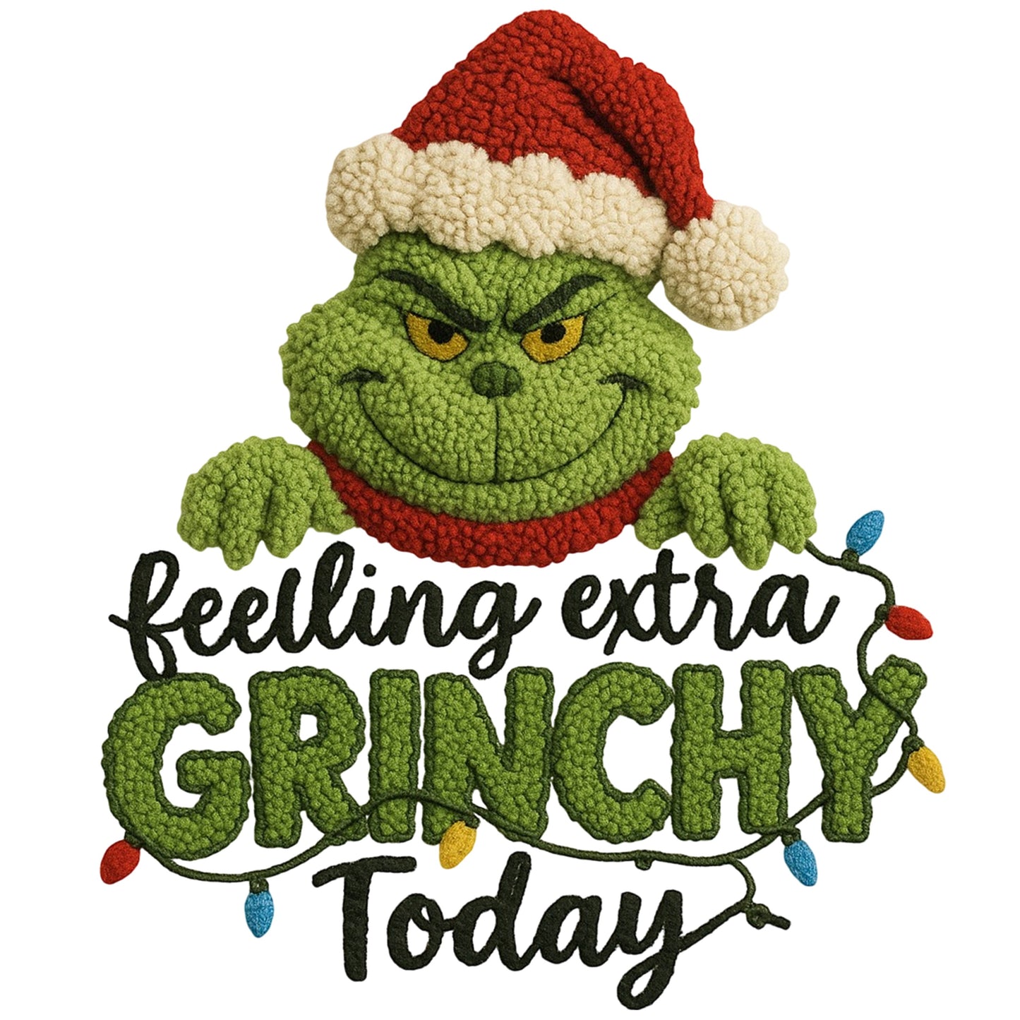 Faux Crochet Grinchy