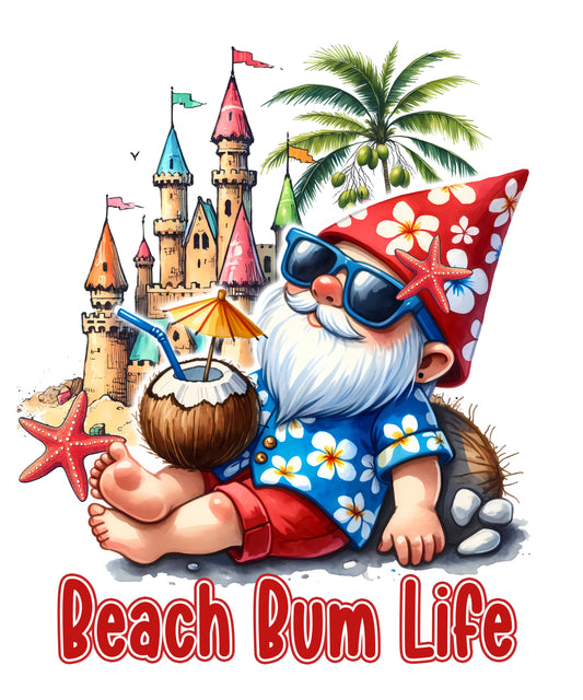 Beach Bum Life Gnome