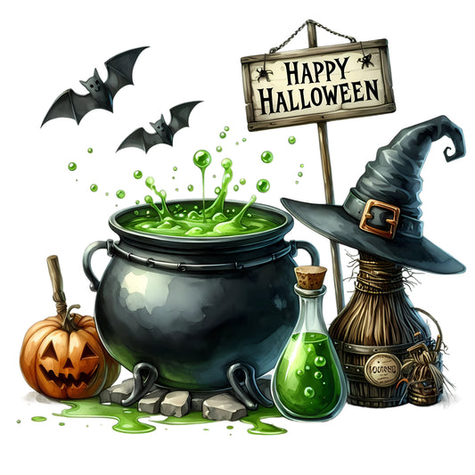 Cauldron and Hat