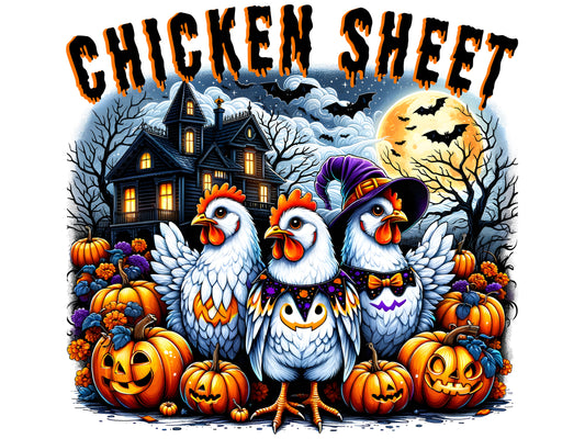 Chicken Halloween Sheet 3