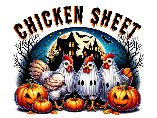 Chicken Halloween Sheet 4