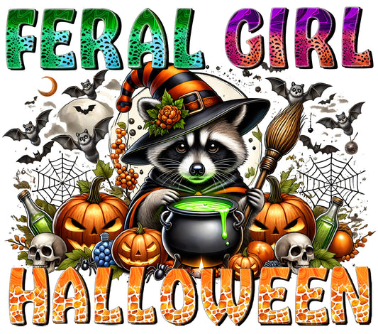 Feral Girl Halloween 8