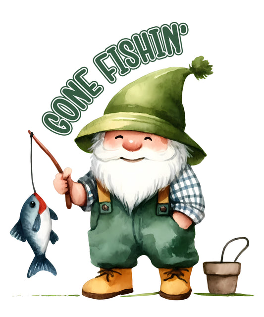 Gone Fishin Gnome