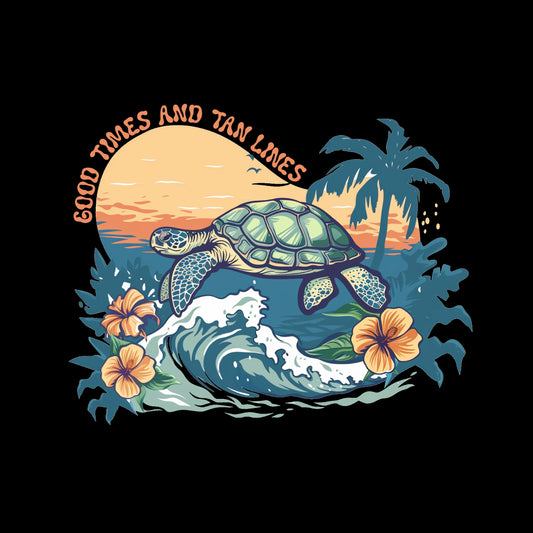 Good Time and Tan Lines Turtle