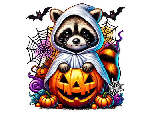Halloween Raccoon 2
