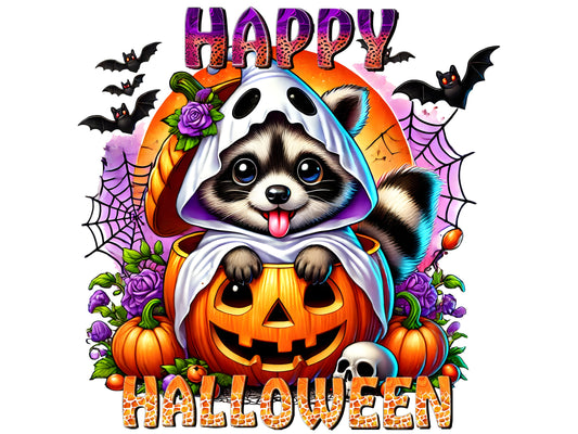 Halloween Raccoon 4